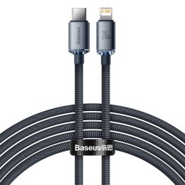 Kabel przewód do szybkiego ładowania i transferu danych USB-C Iphone Lightning 20W 2m czarny