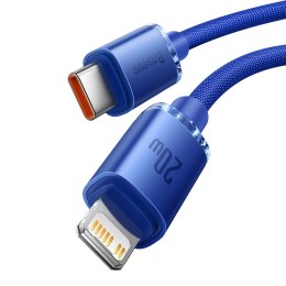 Kabel przewód do szybkiego ładowania i transferu danych USB-C Iphone Lightning 20W 2m niebieski