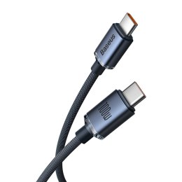 Kabel przewód do szybkiego ładowania i transferu danych USB-C USB-C 100W 1.2m czarny