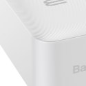 Powerbank 30000mAh 2xUSB USB-C microUSB 15W biały