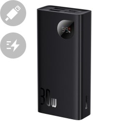 Adaman2 powerbank z wyświetlaczem 10000mAh 2xUSB USB-C Overseas Edition czarny