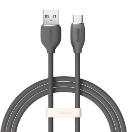 Kabel przewód USB USB-C 100W długość 1.2m silikonowy czarny