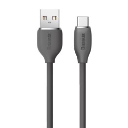 Kabel przewód USB USB-C 100W długość 1.2m silikonowy czarny