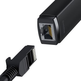 Zewnętrzna karta sieciowa LAN USB Typ A RJ45 100Mbps szary