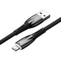 Glimmer Series kabel USB-A Iphone Lightning 480Mb-s 2.4A 2m czarny