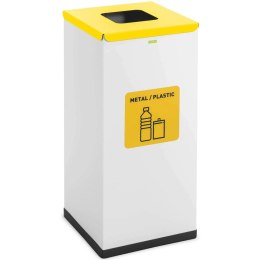 Kosz pojemnik do segregacji sortowania śmieci odpadów 60 l - metal plastik