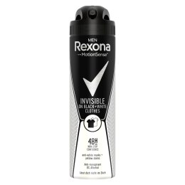 Rexona Men Invisible Black+White Antyperspirant Spray 150 ml