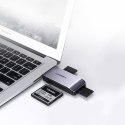 Czytnik kart pamięci SD / micro SD / CF / MS wtyczka USB 3.0 - szary