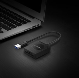Czytnik kart pamięci SD / micro SD wtyczka USB 3.0 15cm - czarny