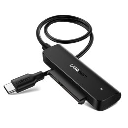 Adapter przejściówka dysku HDD SSD 2.5'' SATA III 3.0 na USB-C - czarny