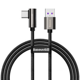Kabel przewód dla graczy kątowy Legendary USB - USB-C 66W 1m - czarny