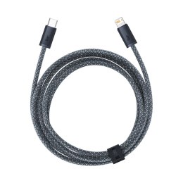 Kabel przewód do iPhone USB-C - Lightning Power Delivery 20W 2m - szary