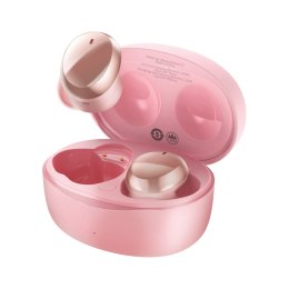 Słuchawki bezprzewodowe Bowie E2 TWS Bluetooth 5.2 wodoodporne - różowy