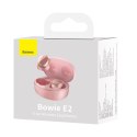 Słuchawki bezprzewodowe Bowie E2 TWS Bluetooth 5.2 wodoodporne - różowy