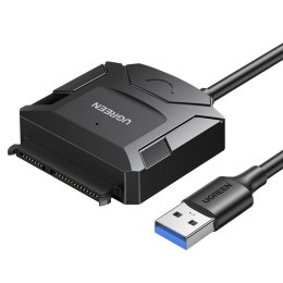 Kabel Adapter do dysku HDD i SSD SATA 2.5'' / 3.5'' USB 3.0 do 4TB - czarny
