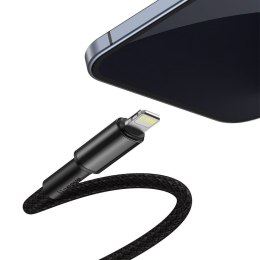 Kabel przewód do iPhone USB-C - Lightning szybkie ładowanie 20W 1m - czarny