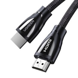 Kabel przewód elastyczny w oplocie HDMI 8K 60Hz 2m - czarny