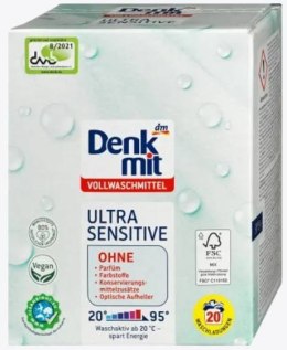 Denkmit Ultra Sensitive Proszek do Prania 20 prań