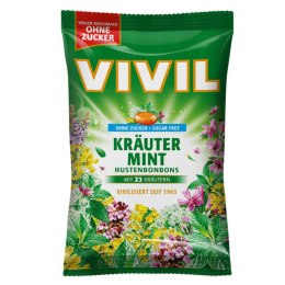 Vivil Krauter Mint Cukierki bez Cukru 120 g