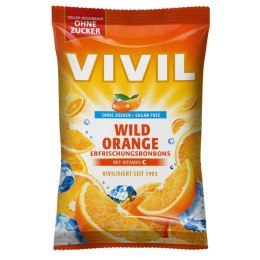 Vivil Wild Orange Cukierki bez Cukru 120 g