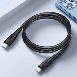 Kabel do szybkiego ładowania iPhone USB-C - Lightning PD 2.4A 20W 1.2m czarny