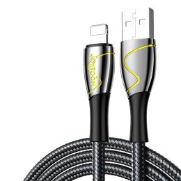Kabel przewód Mermaid series iPhone USB - Lightning 2.4A 2m czarny