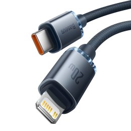 Kabel przewód USB - Lightning do szybkiego ładowania i transferu danych 1.2m czarny