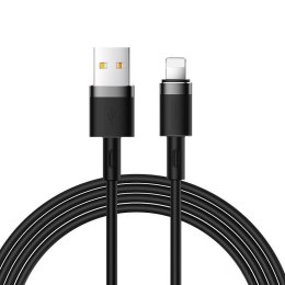 Kabel przewód do iPhone USB - Lightning 2.4A 1.2m czarny