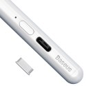 Pojemnościowy rysik aktywny do iPad + kabel USB-C 3A 0.3m biały
