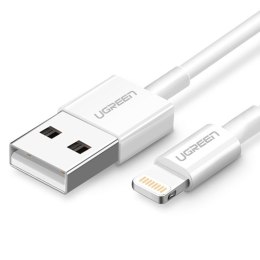 Kabel przewód do iPhone USB - Lightning MFI 2m 2.4A biały