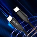 Kabel przewód do ładowania i transmisji danych USB-C 2m - czarny