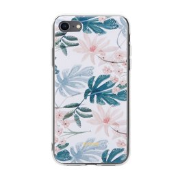 Crong Flower Case - Etui iPhone SE (2022/2020) / 8 / 7 (wzór 01)