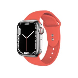 Crong Liquid - Pasek do Apple Watch 42/44/45/49 mm (koralowy)