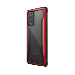 X-Doria Raptic Shield - Etui aluminiowe Samsung Galaxy Note 20 (Drop test 3m) (Red)