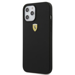Ferrari On Track Silicone - Etui iPhone 12 Pro Max (czarny)