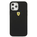 Ferrari On Track Silicone - Etui iPhone 12 Pro Max (czarny)