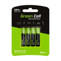 Green Cell - 4x Akumulator AAA HR03 950mAh