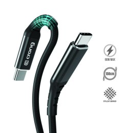 Crong Armor Link - Kabel 60W 3A USB-C do USB-C Fast Charging 150cm (czarny)