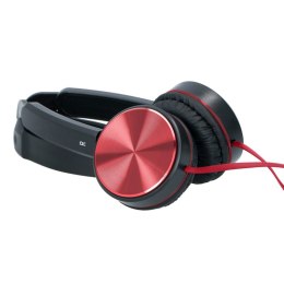 Grundig - Składane słuchawki nauszne (czerwony)
