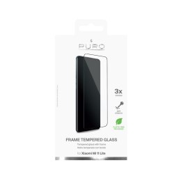 PURO Frame Tempered Glass - Szkło ochronne hartowane na ekran Xiaomi Mi 11 LITE (czarna ramka)