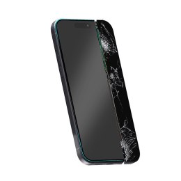 Crong 7D Nano Flexible Glass - Niepękające szkło hybrydowe 9H na cały ekran iPhone 14 / iPhone 13 / iPhone 13 Pro
