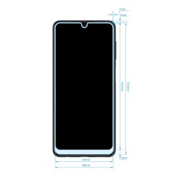 Crong 7D Nano Flexible Glass - Szkło hybrydowe 9H na cały ekran Samsung Galaxy M22