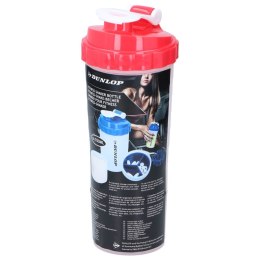 Dunlop - Butelka sportowa shaker z wygodnym zamykaniem 550 ml (czerwony)