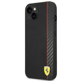 Ferrari Carbon - Etui iPhone 14 Plus (Czarny)