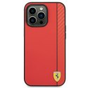 Ferrari Carbon - Etui iPhone 14 Pro (Czerwony)