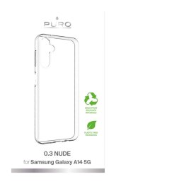 PURO 0.3 Nude - Etui ekologiczne Samsung Galaxy A14 5G (przezroczysty)