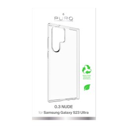 PURO 0.3 Nude - Etui ekologiczne Samsung Galaxy S23 Ultra (przezroczysty)