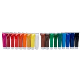 Artist & Co - Zestaw farb akrylowych w tubkach 36 ml 18 kolorów