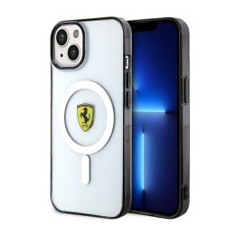 Ferrari Outline Magsafe - Etui iPhone 14 Plus (Przezroczysty)