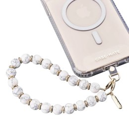 Case-Mate Beaded Phone Wristlet - Uniwersalna smyczka do telefonu (White Marble)
